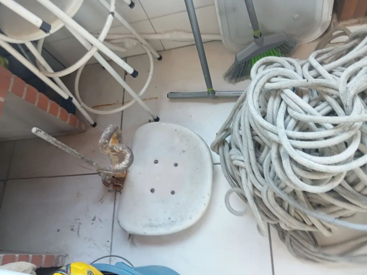 Kit de cadeira  e corda e cinto e trava queda - Foto 5
