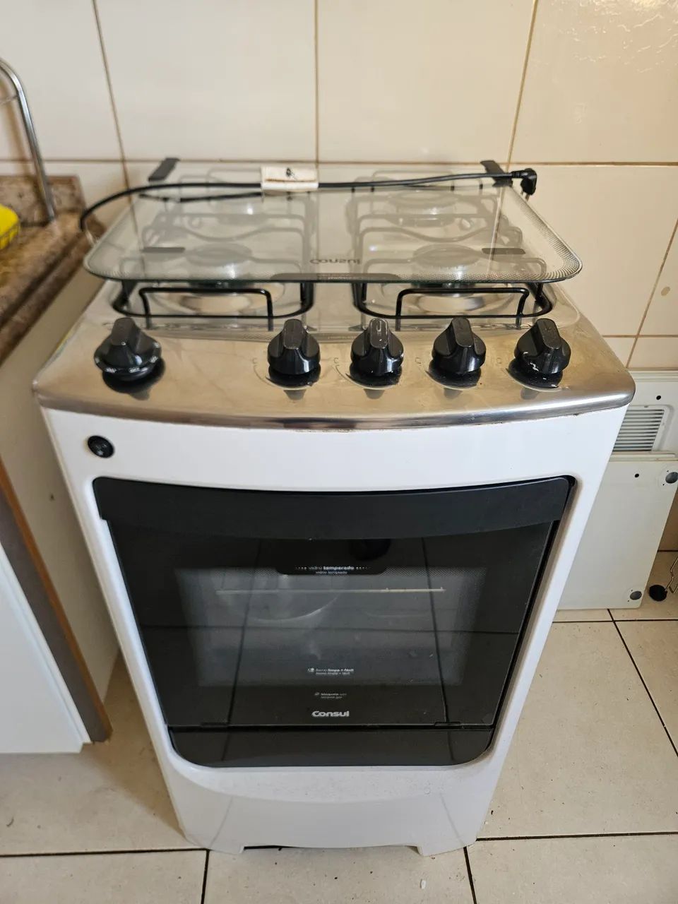 Fogão Consul 4 bocas Branco com acendimento automático - Foto 5