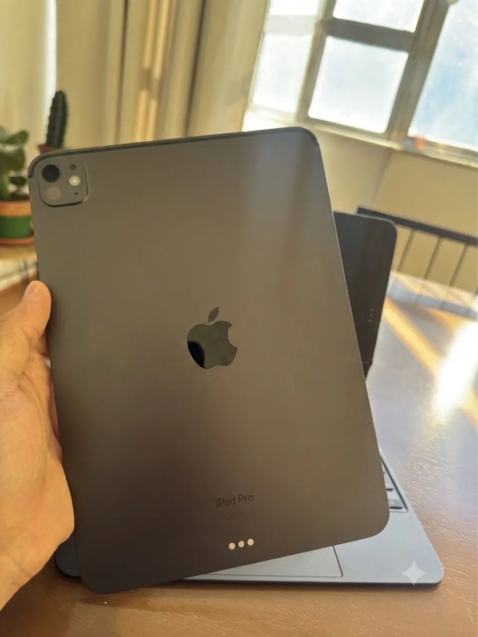 iPad Pro M4 11 256gb Com Teclado Magic Keyboard Originail Apple - Foto 4