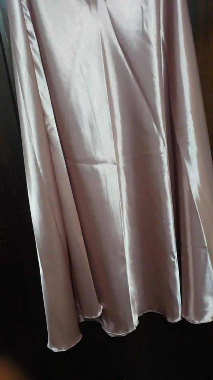Conjunto Saia e Blusa de Festa Rosê - Foto 2