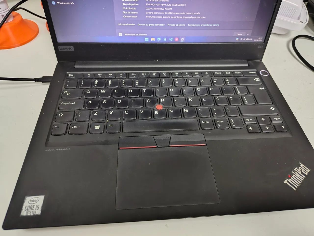 Notebook Lenovo ThinkPad E14 - Perfeito para trabalho e estudos - Foto 3