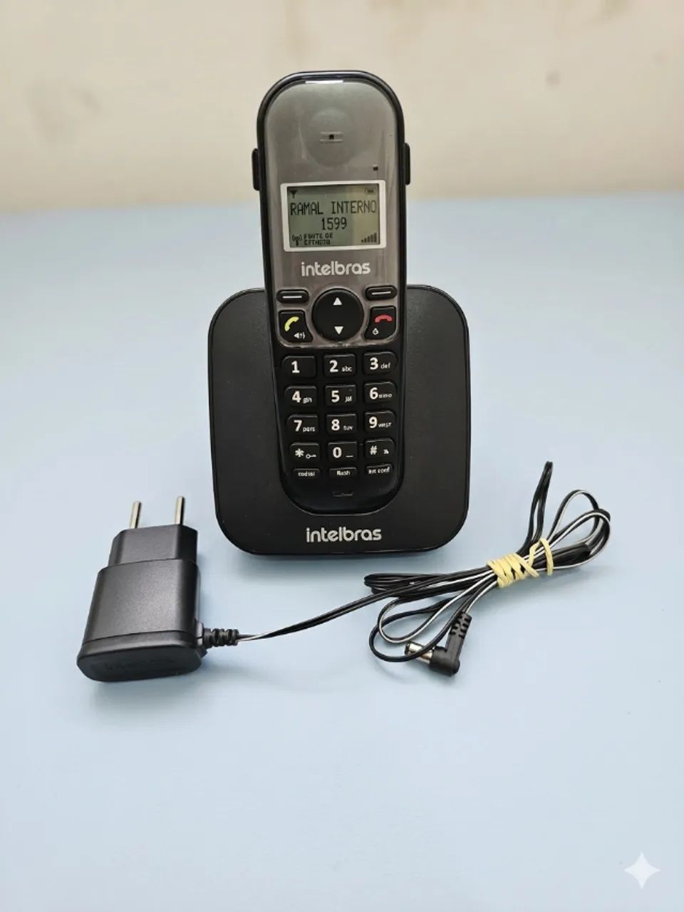 INTELBRAS TELEFONE TS5120 SEM FIO COMPLETO | USADO COM FONTE