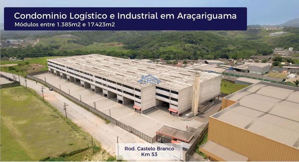 Galpão para alugar em Araçariguama, Ribeirão do Colégio, com 1385 m²