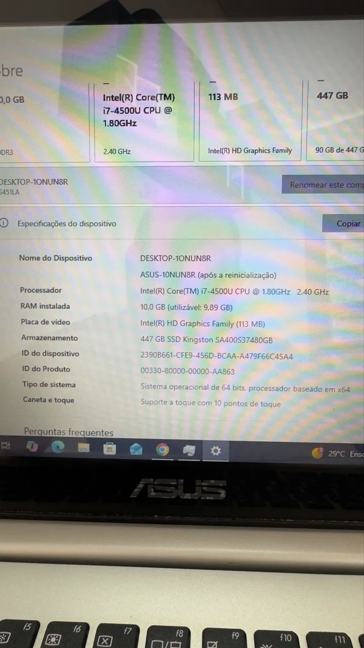 NOTEBOOK ASUS S451L - Foto 2