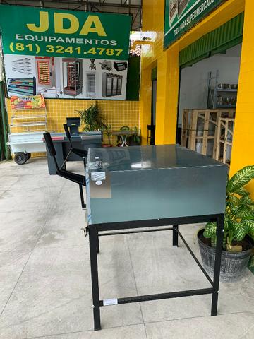 Forno com pedras refratárias tamanho 1,10x1,00m - ideal para pizzaria - casa de bolos - Foto 3