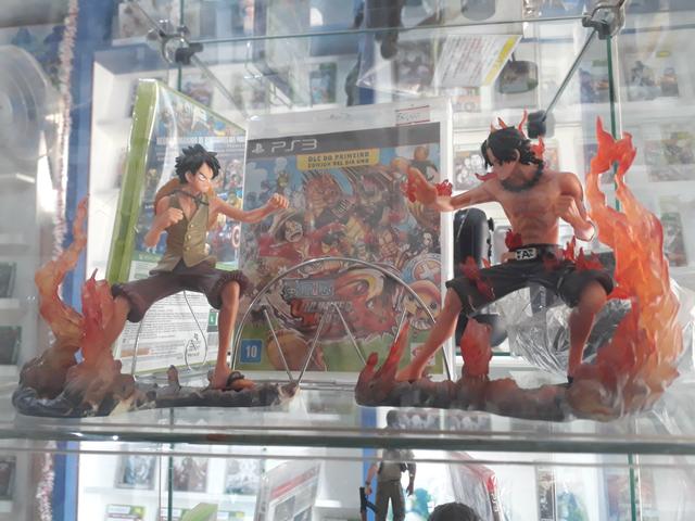 Estatuetas figure on pice luffy & ice