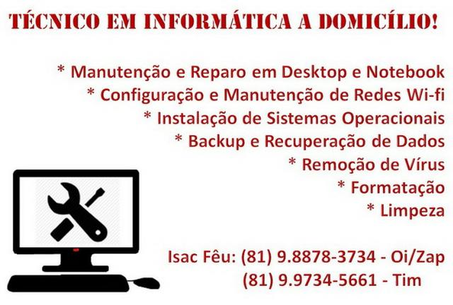 Técnico em Informática!