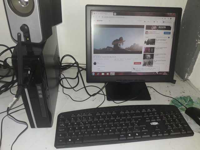 Vendo computador completo Wi-Fi, som home office - Foto 2