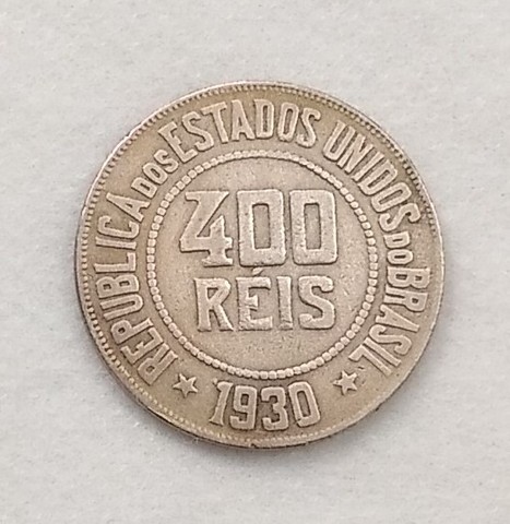 moeda rara 400 réis 1930