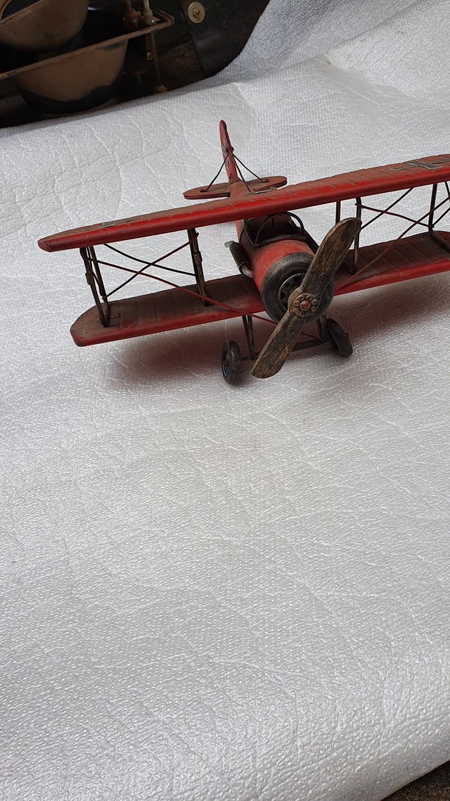 Raríssima antiguidade réplica de aviao - Foto 6