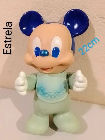 Boneco antigo Mickey Baby Disney Estrela com 22cm impecável 