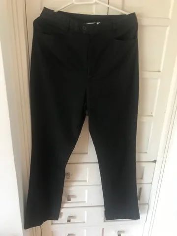 Calça preta de brim  - Foto 3