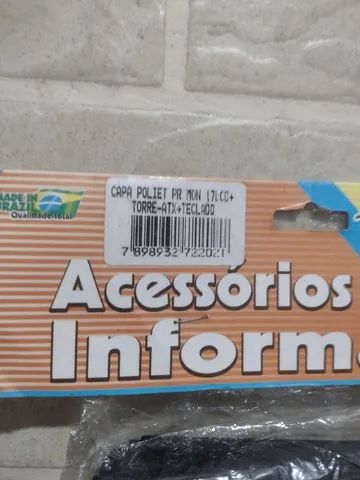 "2" KIT's  CONJUNTO de CAPAS completo  para PC Monitores até  17" Polegadas - Foto 3