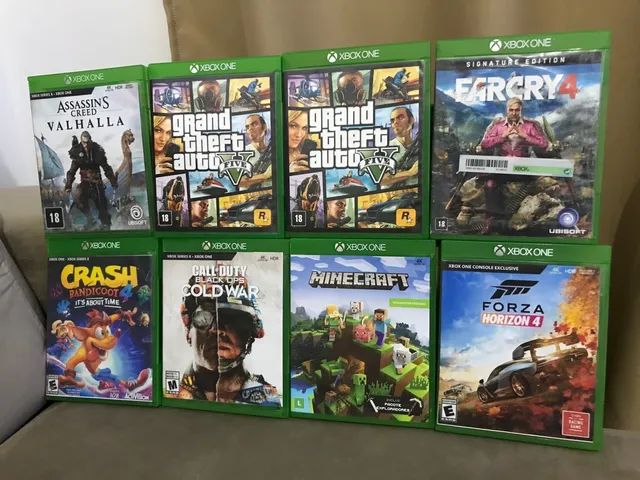 Jogos Xbox One Gta V e Forza Horizon 4