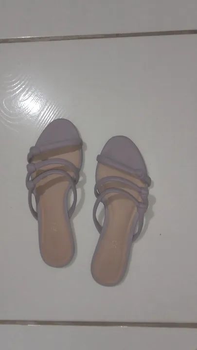 Rasteirinha Roxa Arezzo  - Foto 3