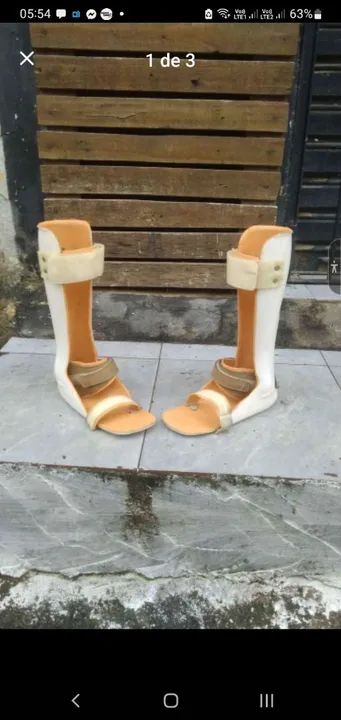 Botas ortopédicas para recuperação de fratura - Foto 4