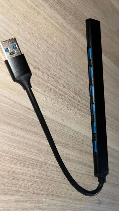 Hub USB De Alta Velocidade 3.0 7 Portas Multi Splitter - Foto 3