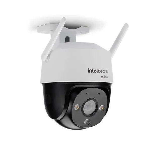 Câmera Externa Inteligente iM7 Full Color Branco Intelbras Instalada com Cartão 32G - Foto 4