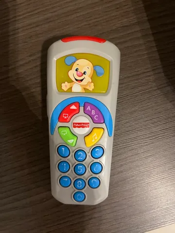 Controle remoto da Fisher Price pra bebê