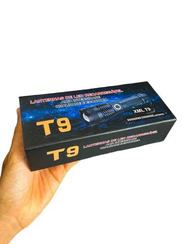 Lanterna Recarregável Led T9