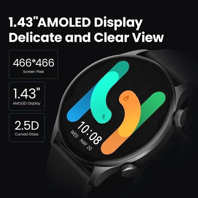 Relógio Smartwhatch Haylou RT3, Chamada, Notificações, Amoled - Foto 4