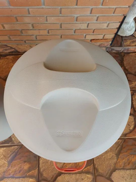 Cesto para Lixo com Tampa e Alças - 140L SANREMO - Foto 3