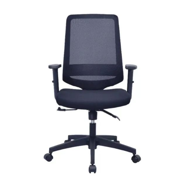 Cadeira de Escritório Diretor Tela Turim Cor Preto Conforto Ergonômico Modelo 34005