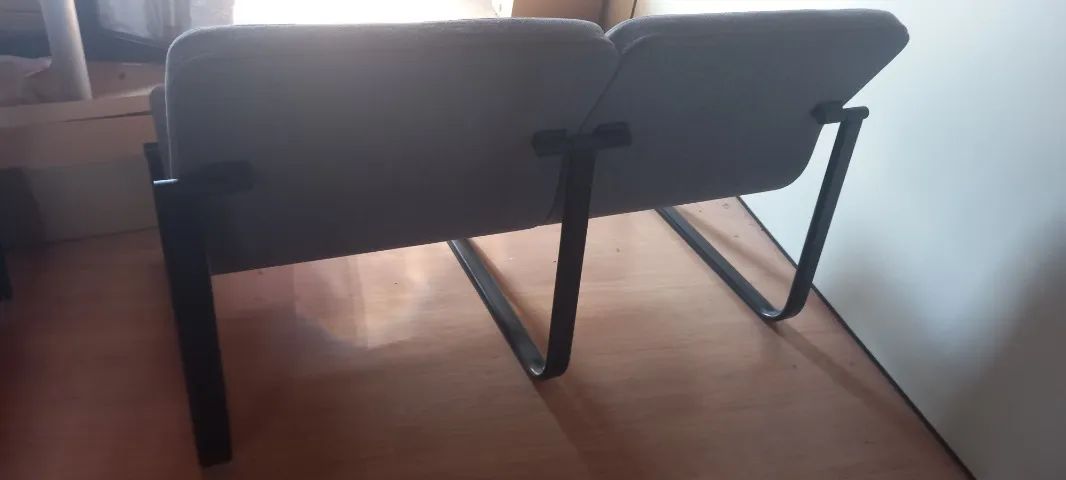 Par de Cadeira/Poltrona tipo longarina para sala de espera-recepção - Foto 4
