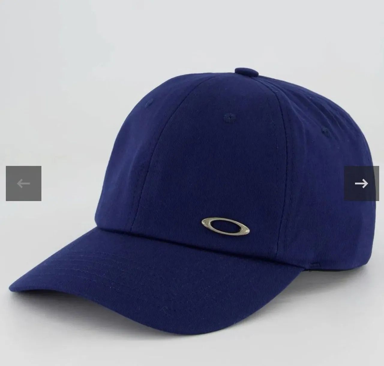 Boné Oakley Ellipse Metal Azul Escuro. 