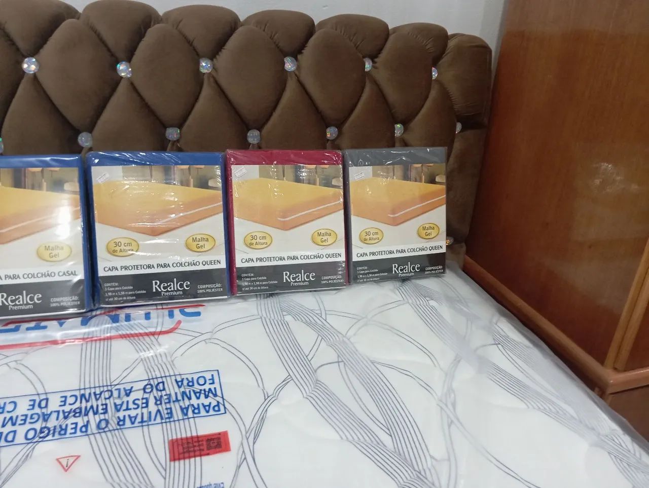 CAPA PARA COLCHÃO CASAL QUEEN 