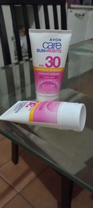Protetor solar Avon Care FPS 30 - Sun+Rosto - 40g - Foto 3