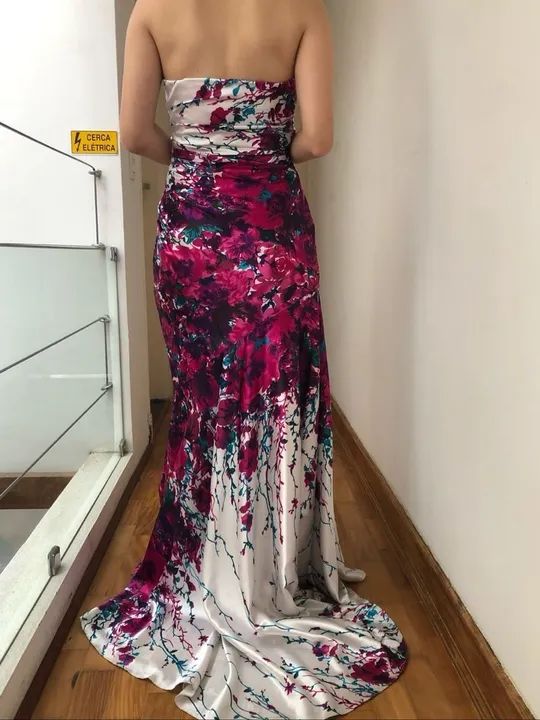 Vestido Longo Floral importado 