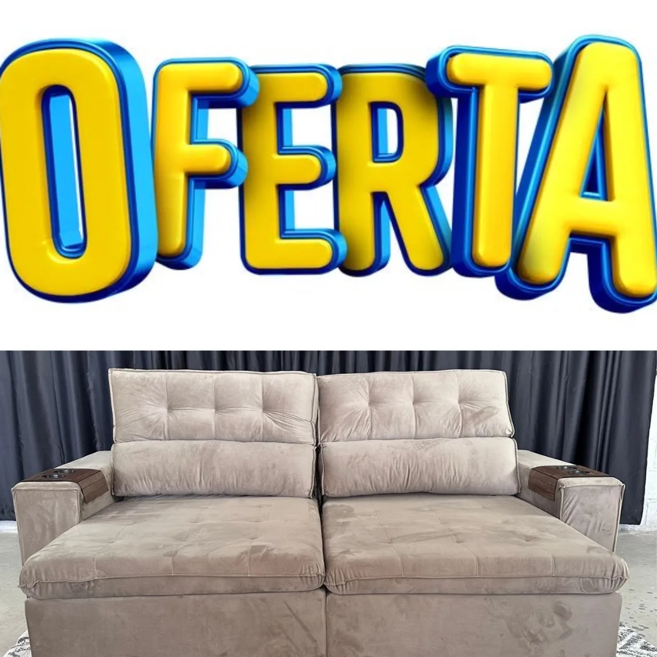 Oferta mega sofá 2,50m