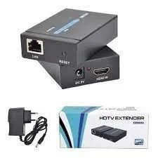 Extensor hdmi via Cabo Rede Ate 60 Metros Extensor Hdmi Via Cabo de Rede