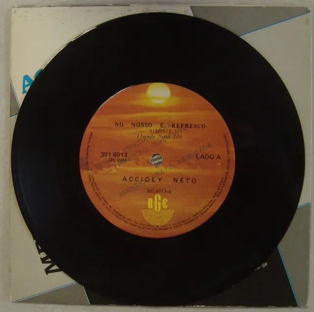 Accioly Neto 1981 No Nosso É Refresco, Vinil Compacto 7 Polegadas - Foto 3