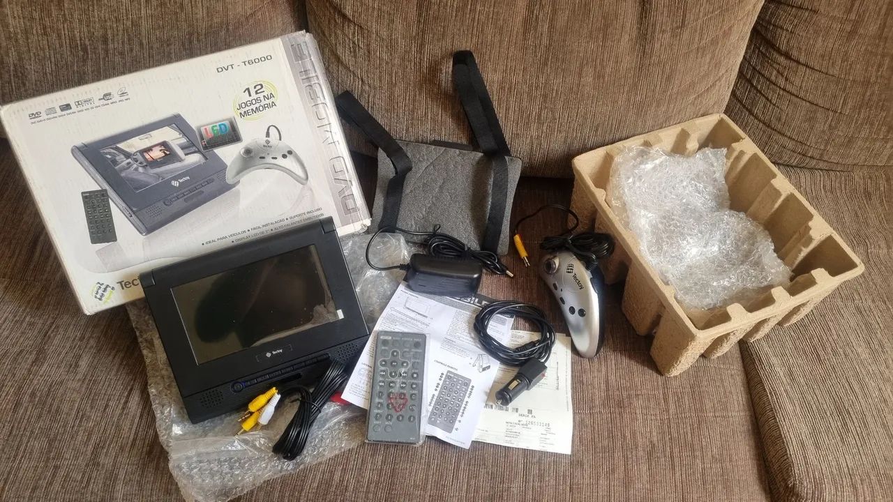 DVD - T6000 (TECTOY NOVO) (12 JOGOS NA MEMÓRIA)(VEICULAR)<br> - Foto 6