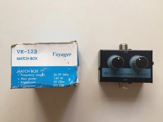 Acoplador de Antena Match-Box - Voyager - VK 123 - usado