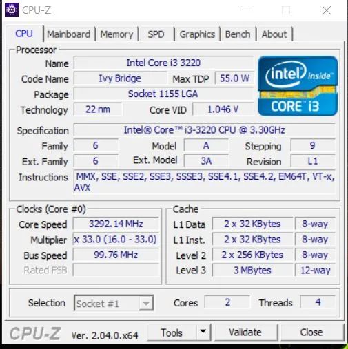 Processador Intel i3 3220 - Foto 2