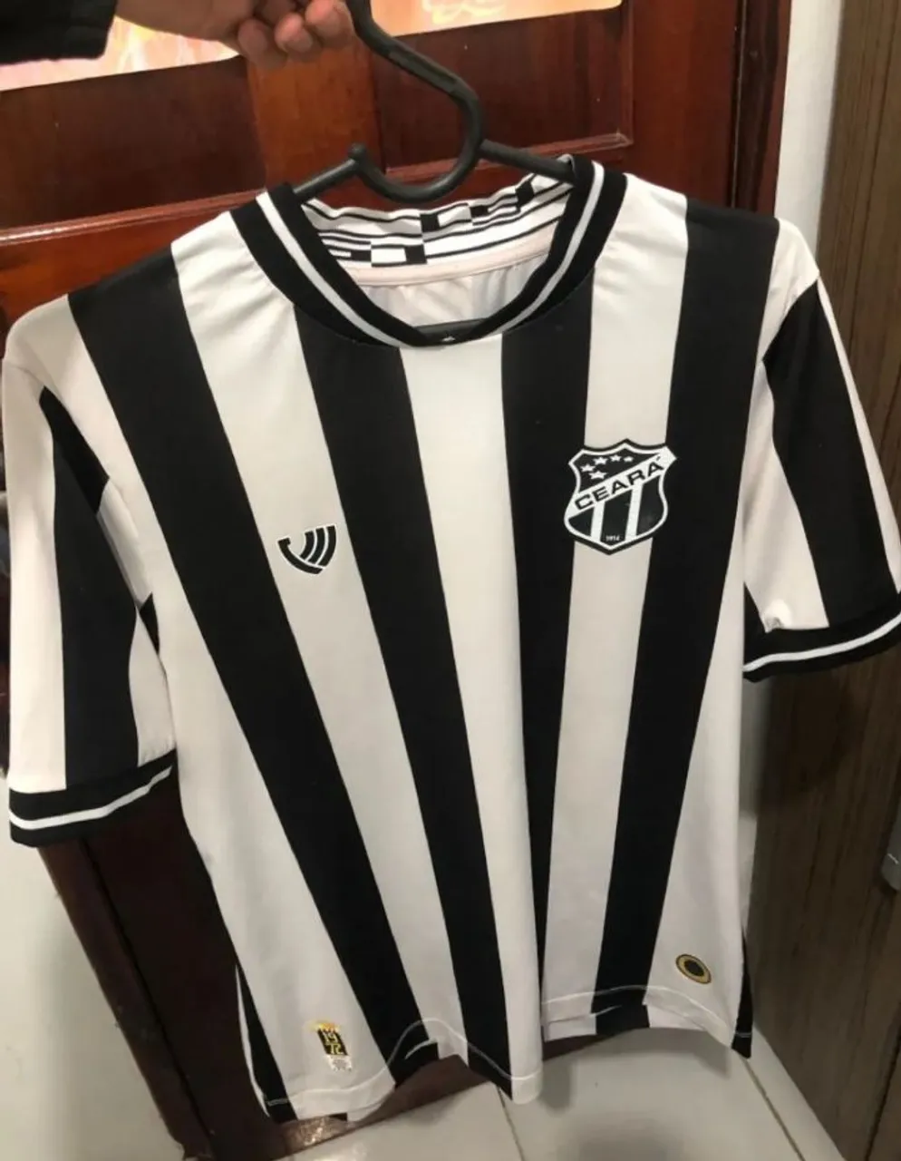 Camisa Ceará - Listrada Preto e Branco