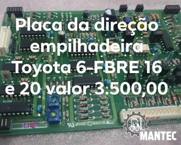 Placa direção empilhadeiraToyota 6FBRE: 24701-12401-71 - Foto 5