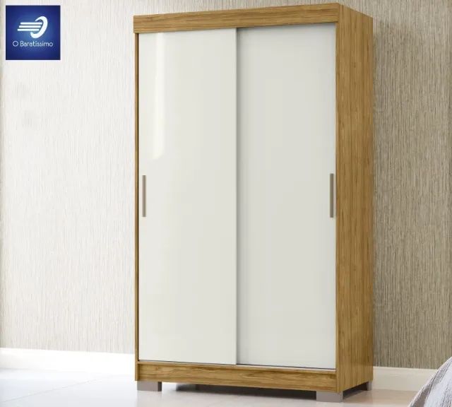 Guarda-Roupa Solteiro 2 Portas 2 Gavetas