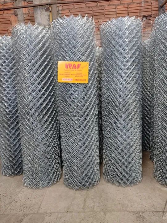 tela de alambrado malha 08 fio 14 com 1,70 de altura