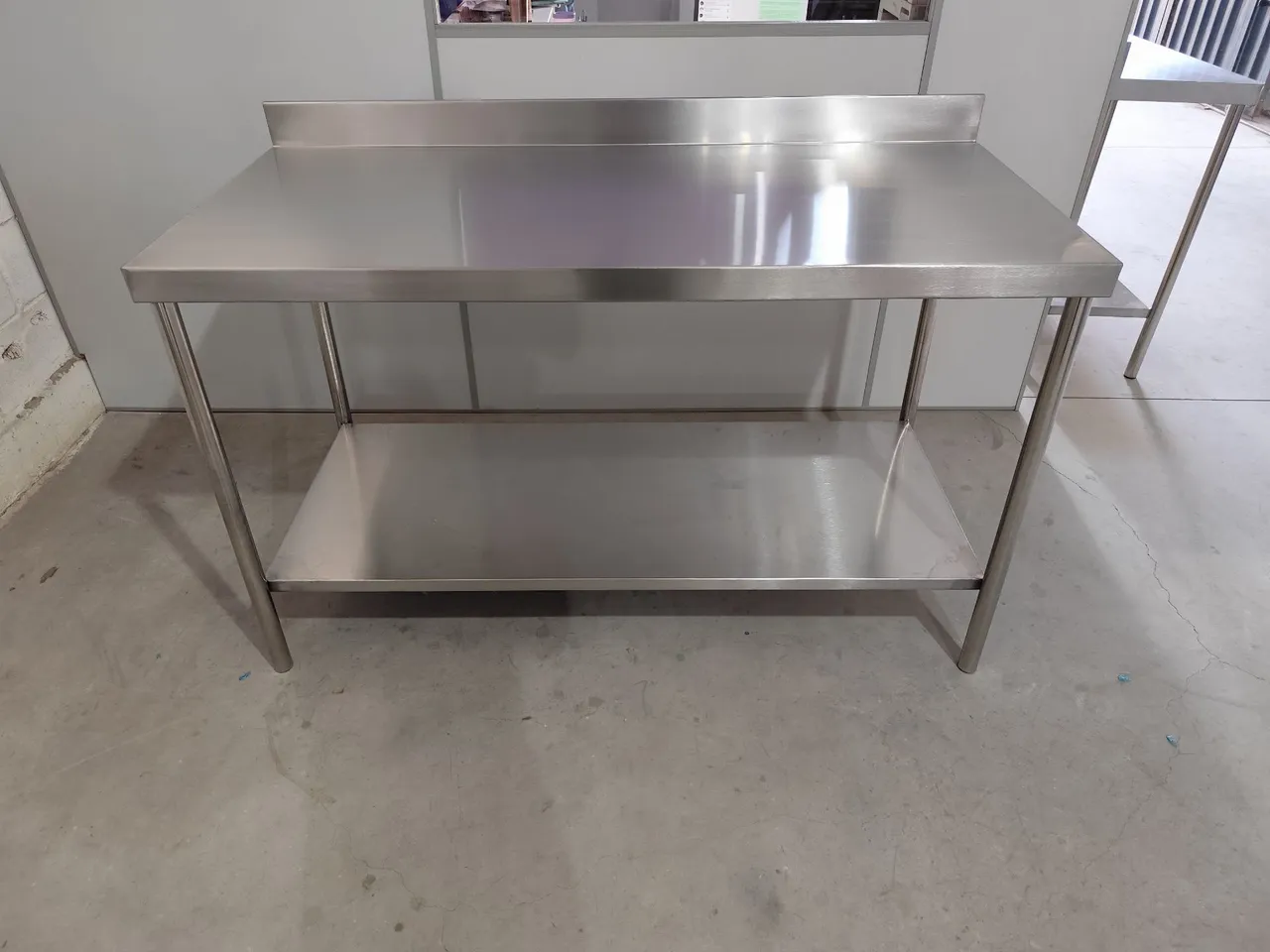 Mesa Inox para Manipulação/ Hamburgueria/ Restaurante/ Lanchote e padaria