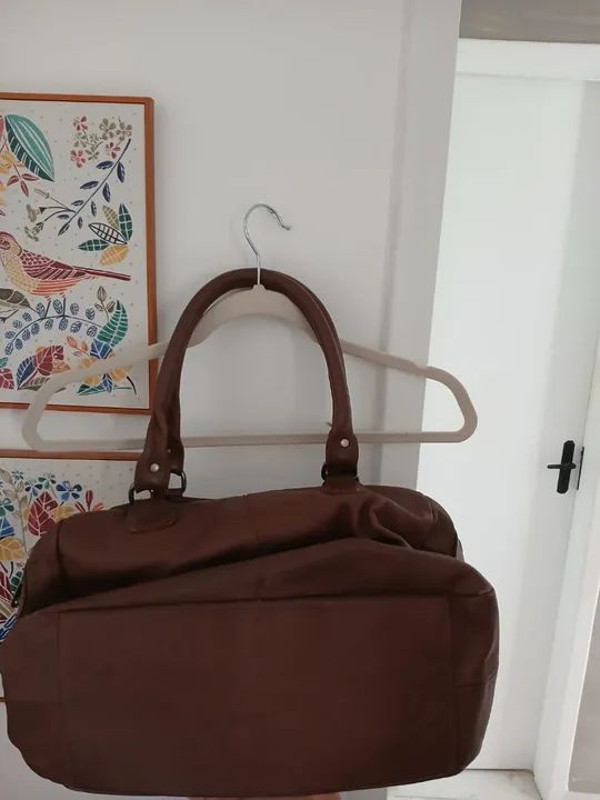 Bolsa andarella couro -Linda! - Foto 4