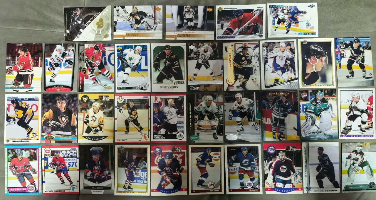Cartas NHL upper deck score fleer ultra NHL Pro Set - Foto 2