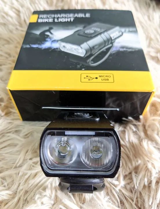 Lanterna de Bicicleta Recarregável - Foto 3