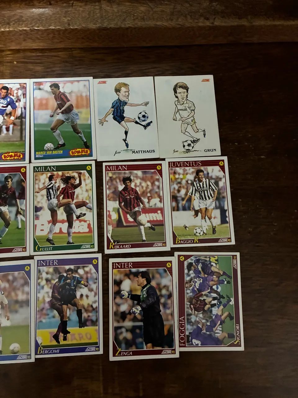Cards do Campeonato Italiano Score 1992 - Foto 4