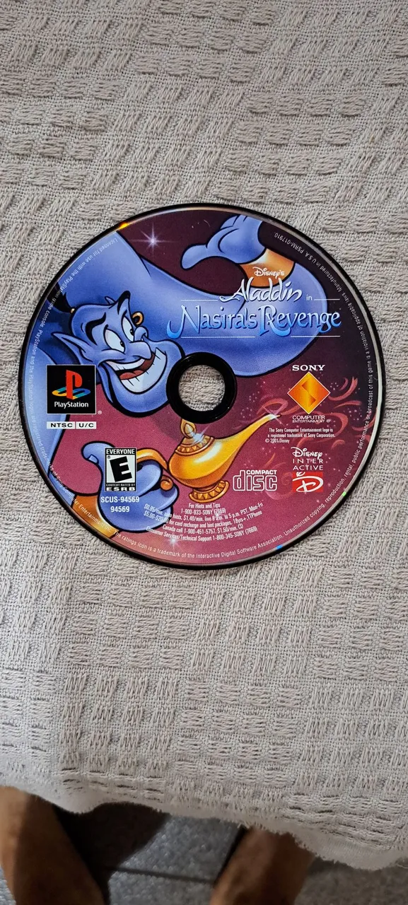 Jogo - Aladdin Nasira's Revenge CD Original PS1