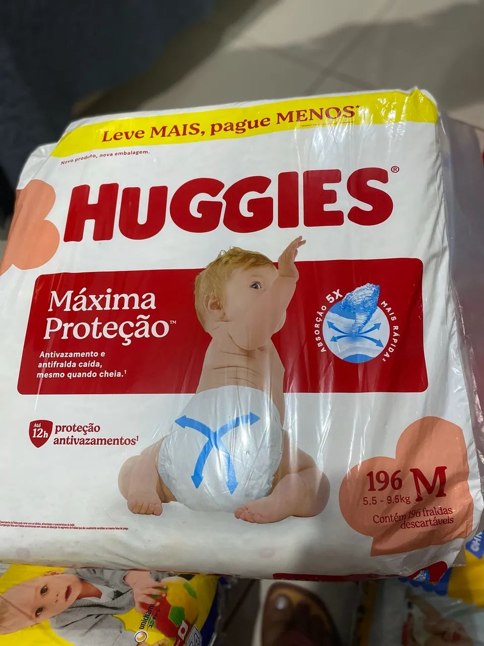 Fraldas descartáveis 