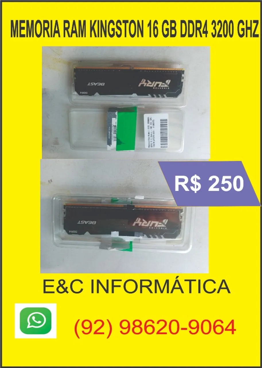 memoria ram ddr4 16 gb processador xeon v3